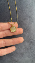 Double toned effect necklace