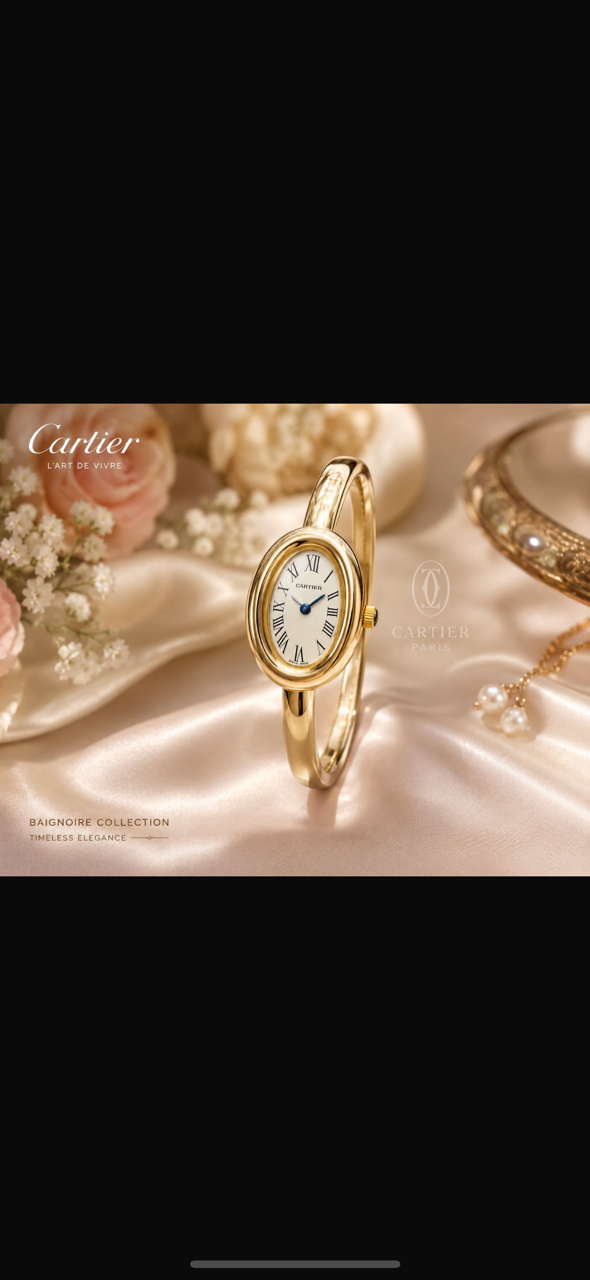 Classic stainless steel  bangle watch
