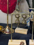 Floral jhumkay