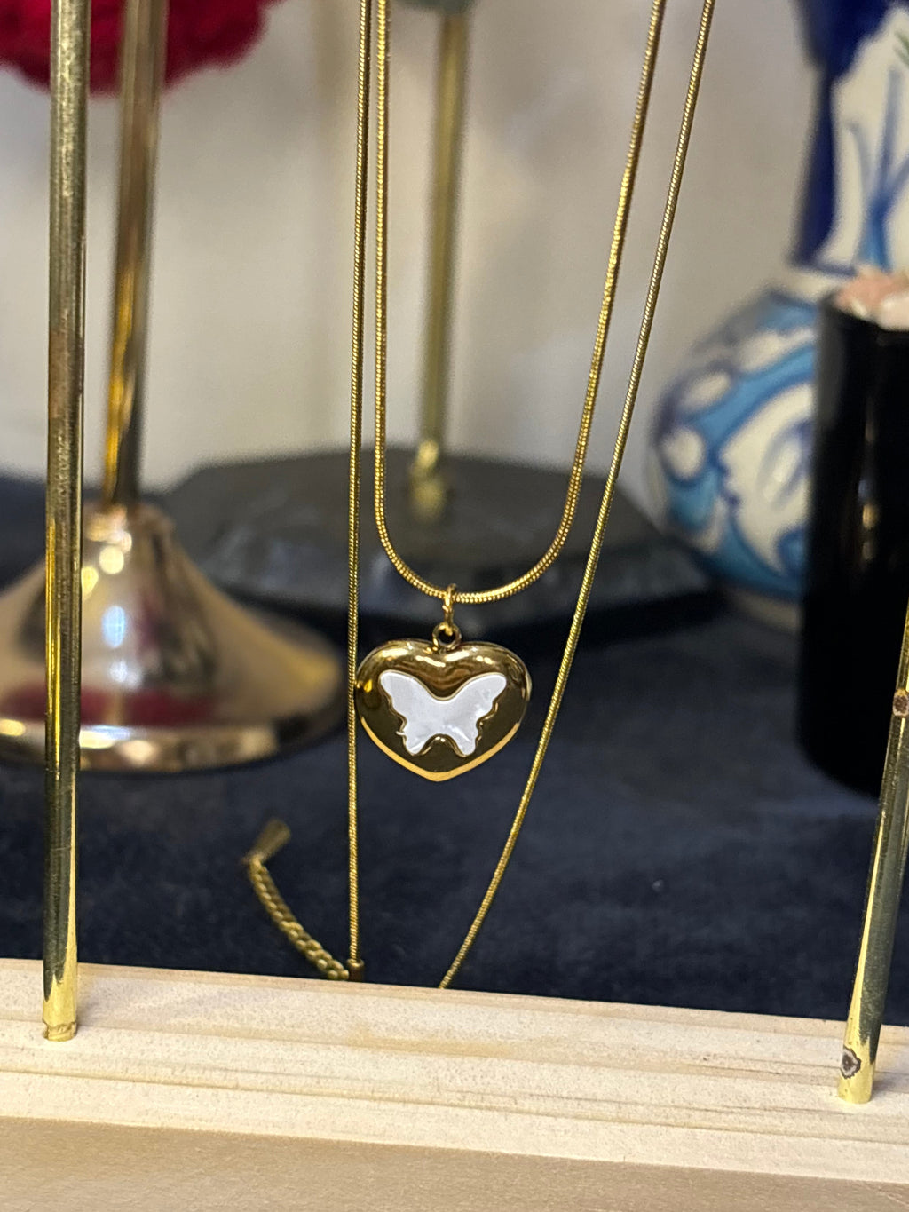 butterfly heart Pendant