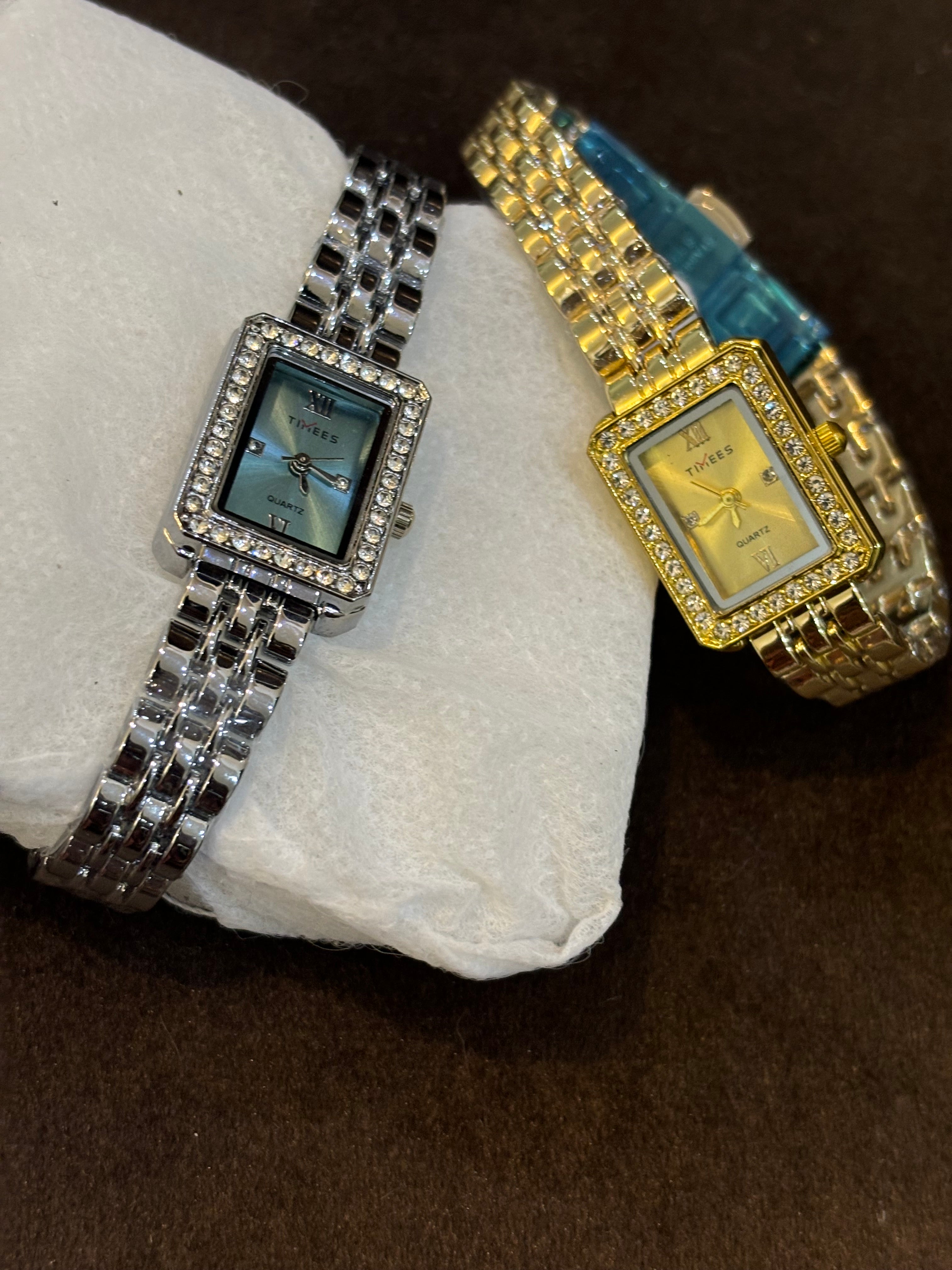 “Timees” stainless steel women watch