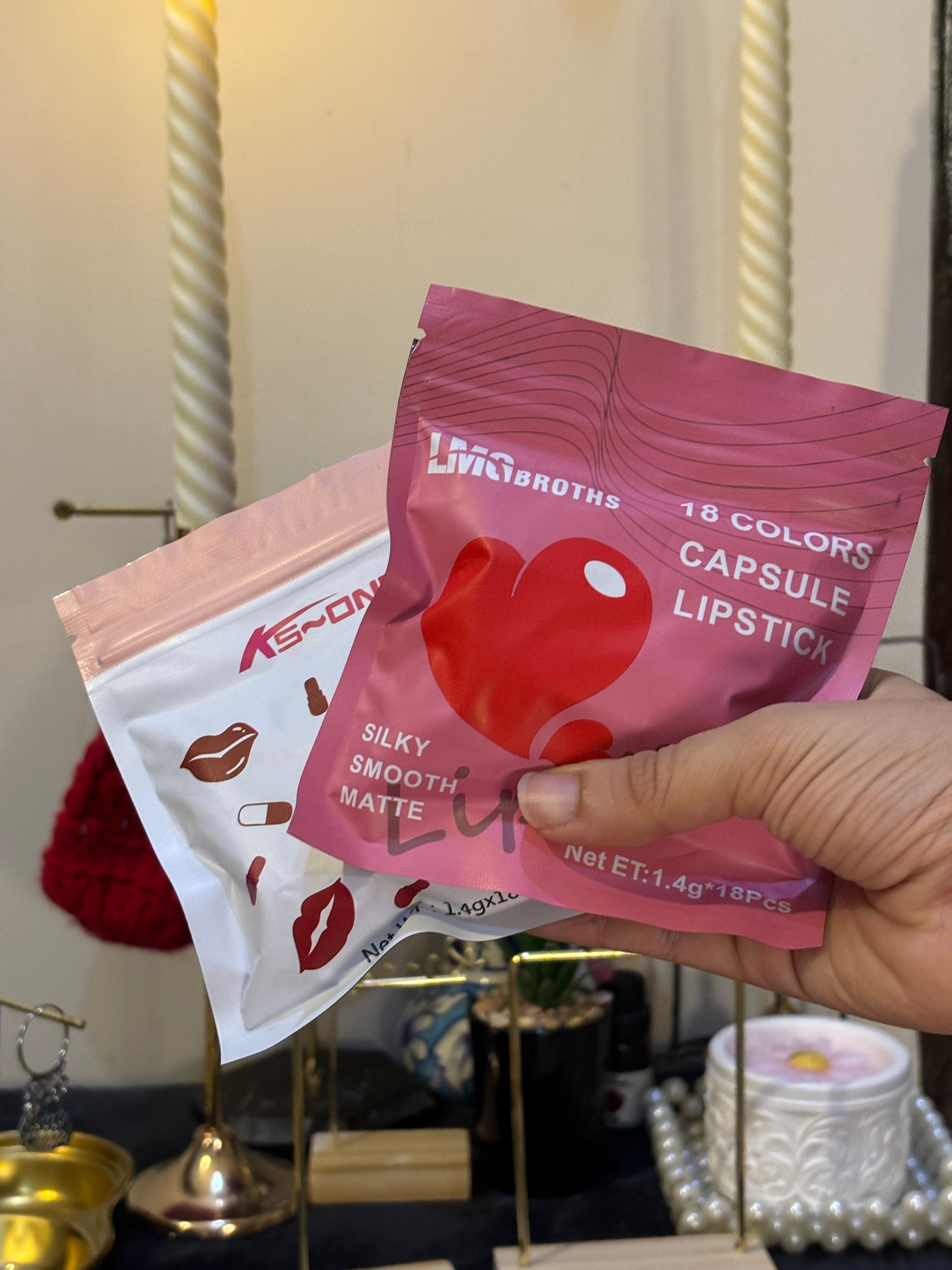 Viral mini 18 capsules lipstick