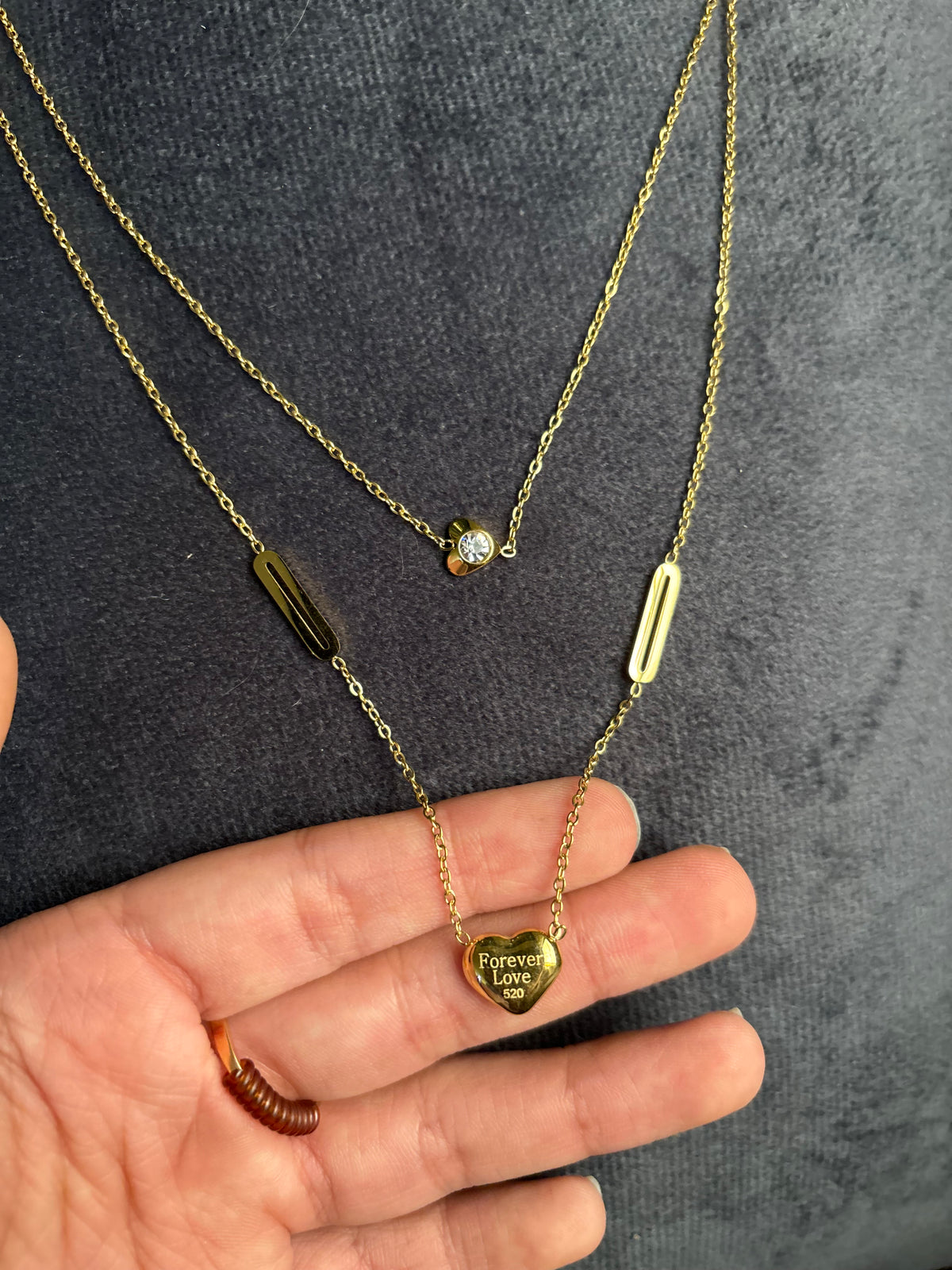 “Love forever” necklace