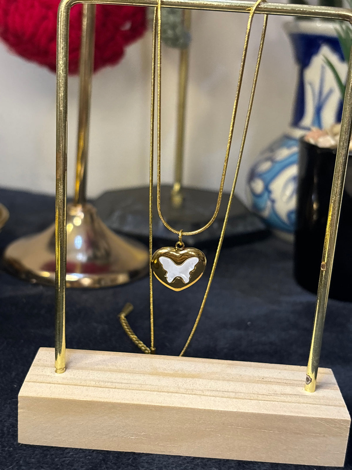 butterfly heart Pendant