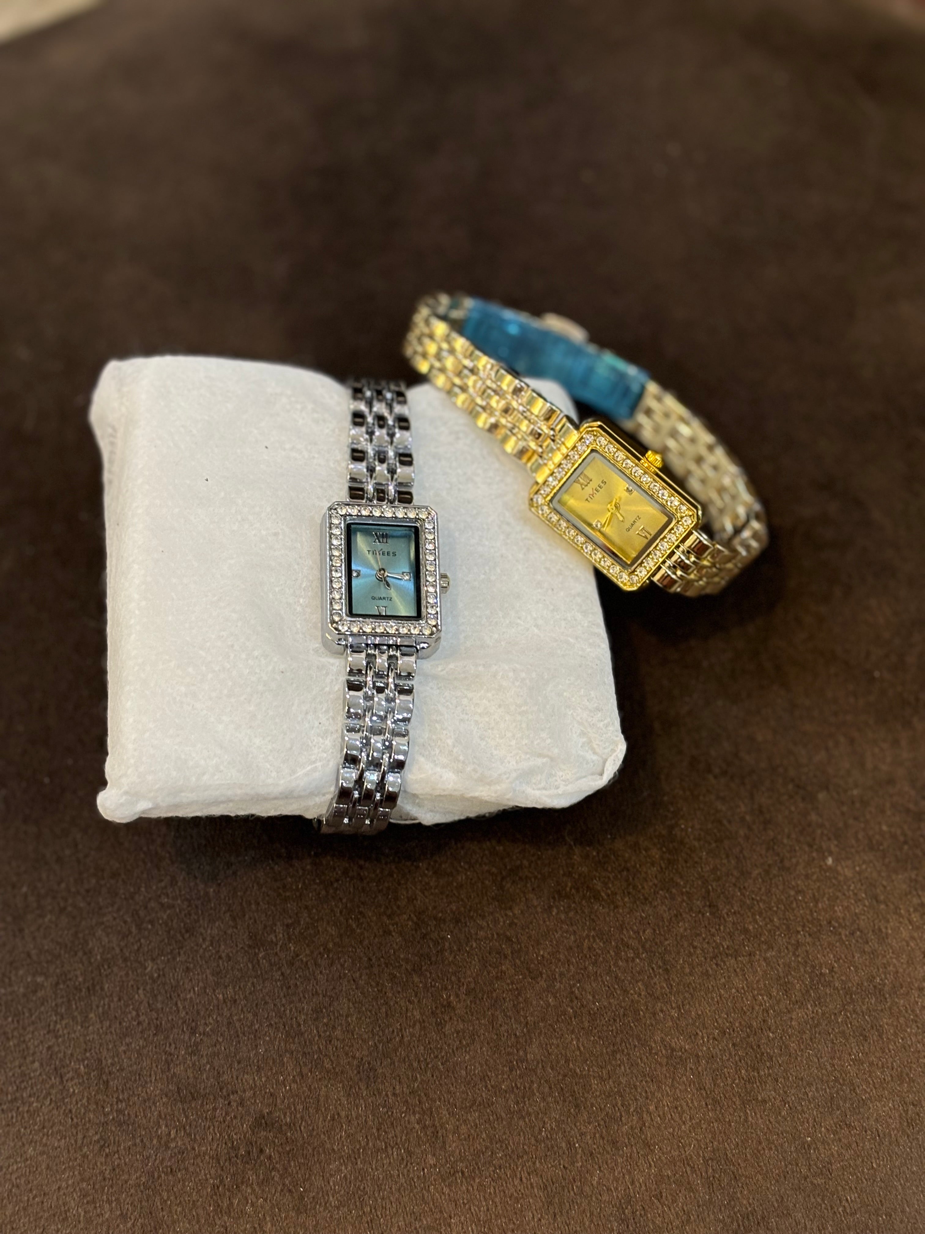 “Timees” stainless steel women watch